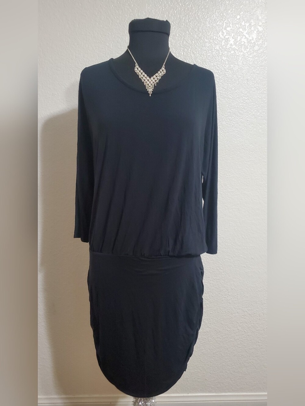 Venus Black Long Sleeve Dress